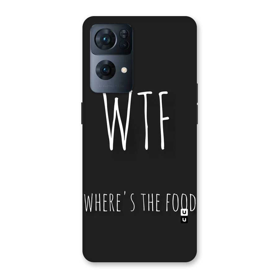Where The Food Back Case for Oppo Reno7 Pro 5G