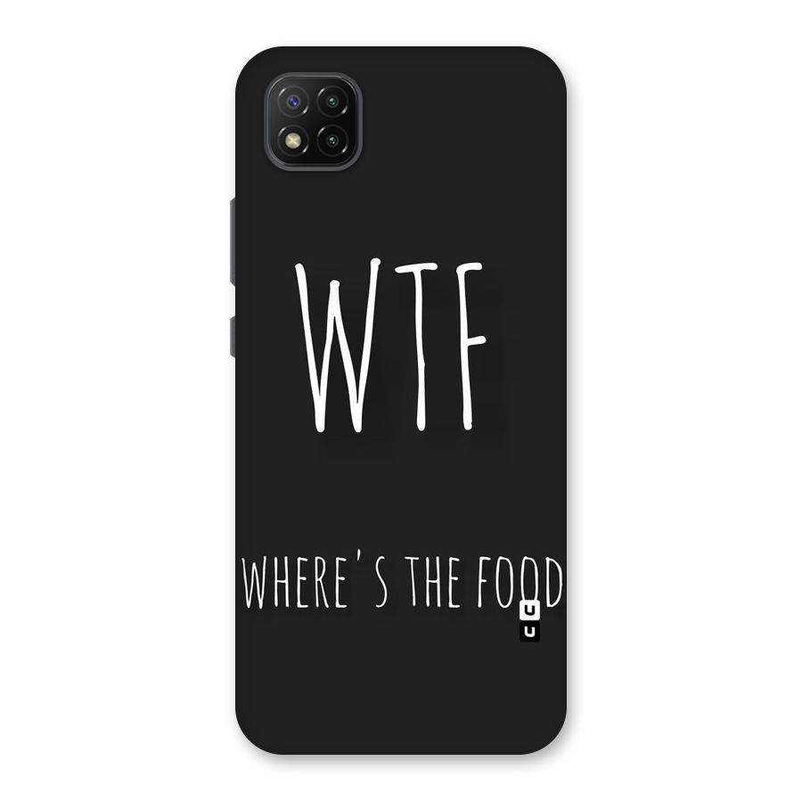 Where The Food Back Case for Poco C3