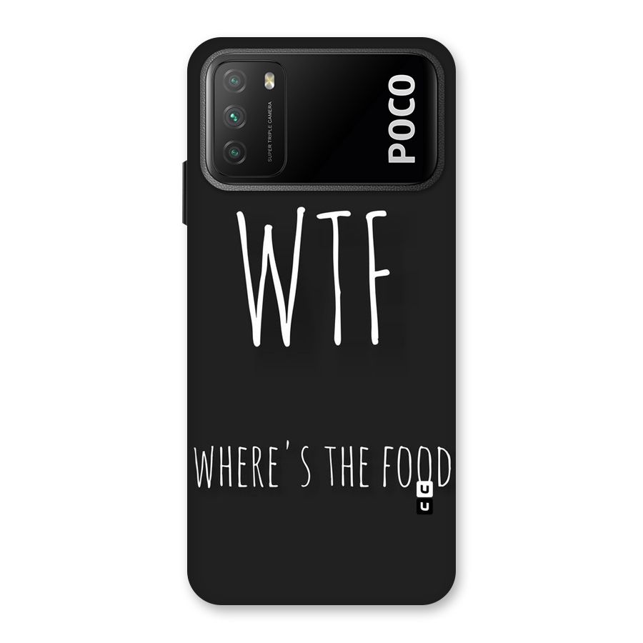 Where The Food Back Case for Poco M3