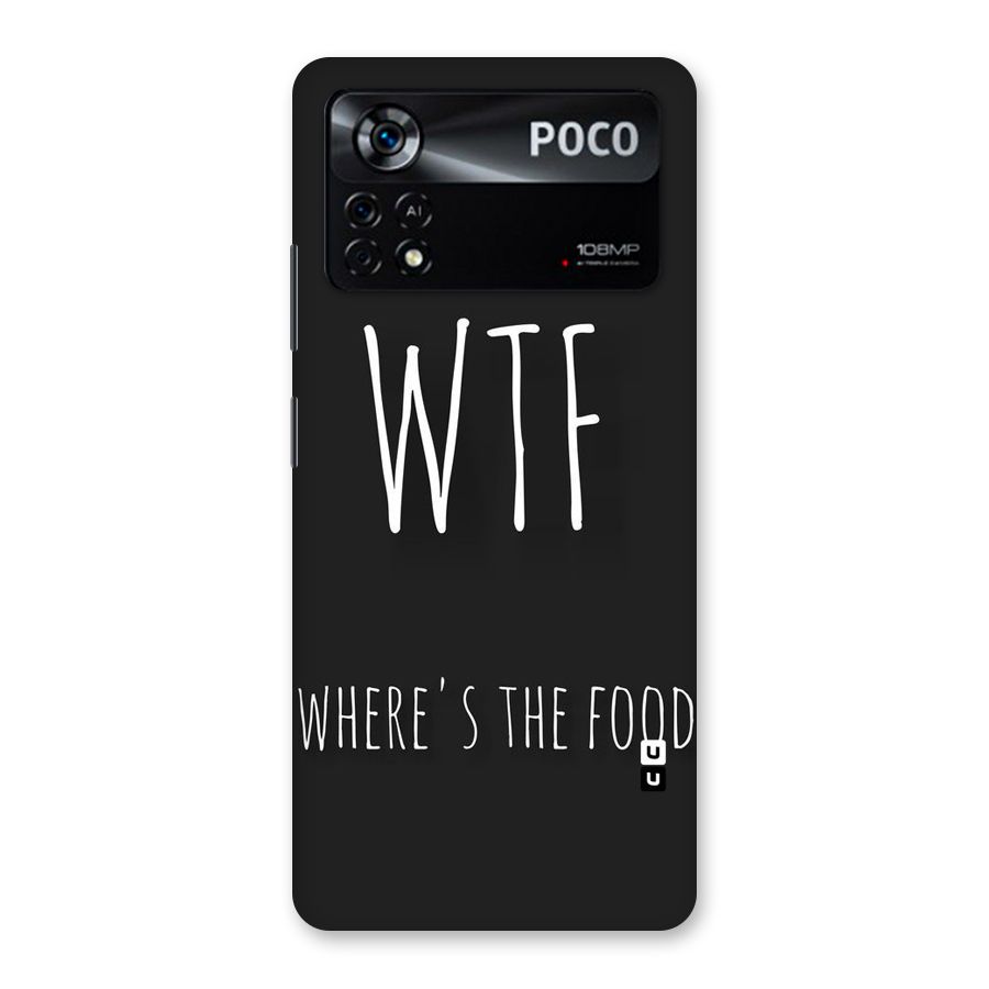 Where The Food Back Case for Poco X4 Pro 5G