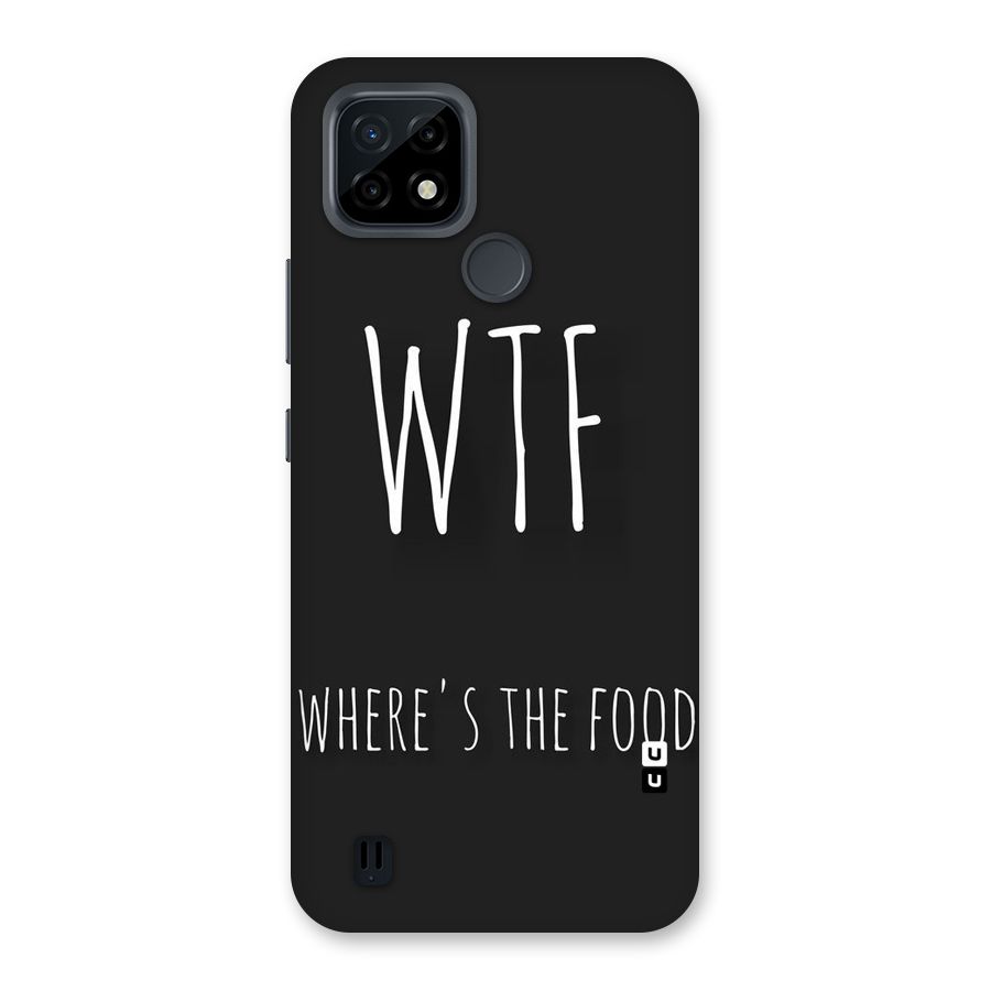 Where The Food Back Case for Realme C21