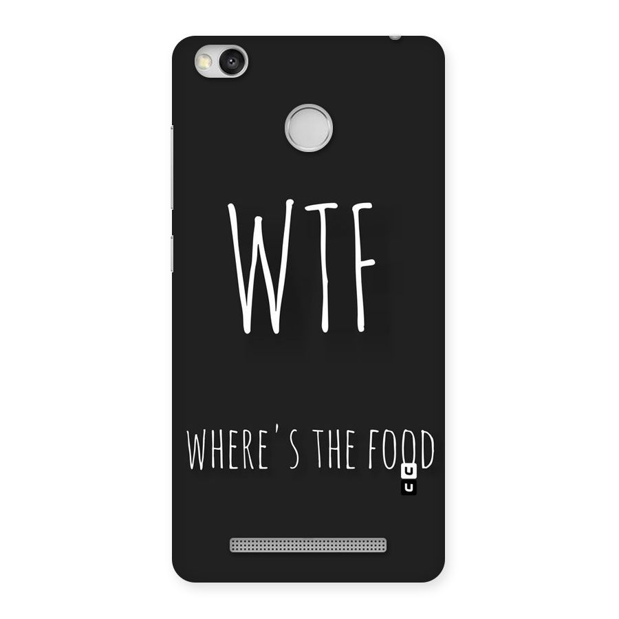 Where The Food Back Case for Redmi 3S Prime