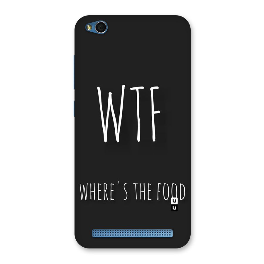 Where The Food Back Case for Redmi 5A