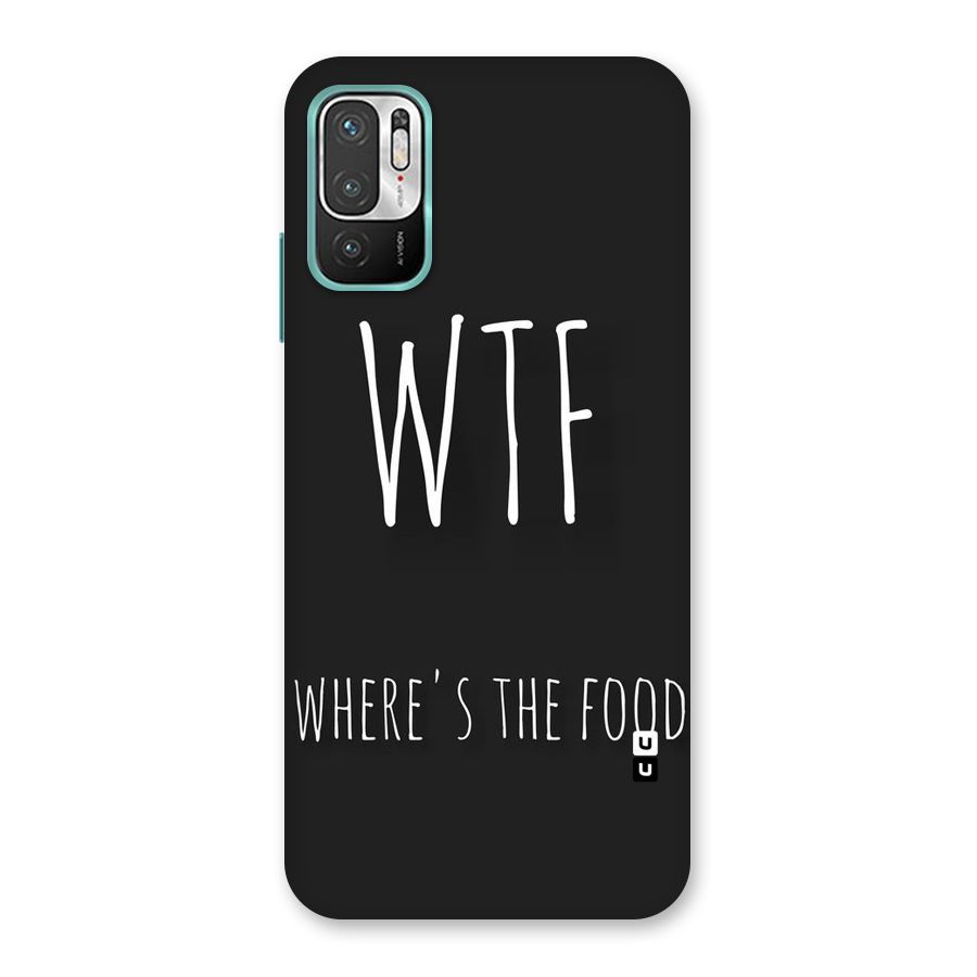 Where The Food Back Case for Redmi Note 10T 5G