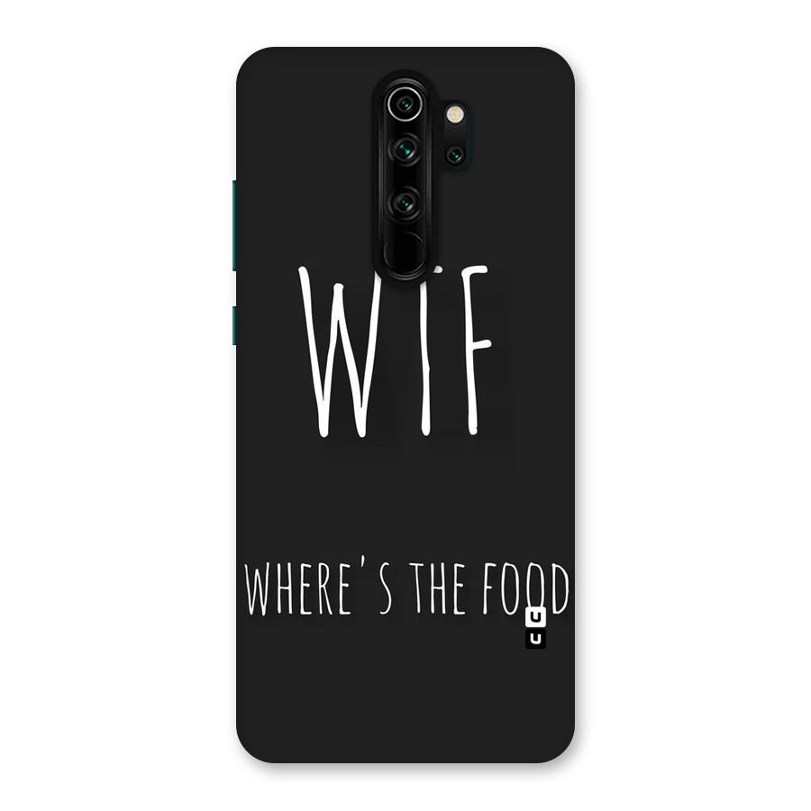 Where The Food Back Case for Redmi Note 8 Pro