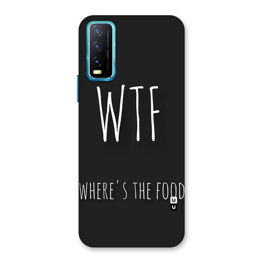 Where The Food Back Case for Vivo Y20