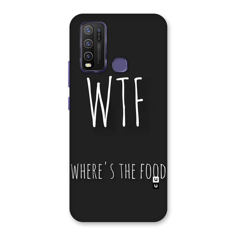 Where The Food Back Case for Vivo Y30