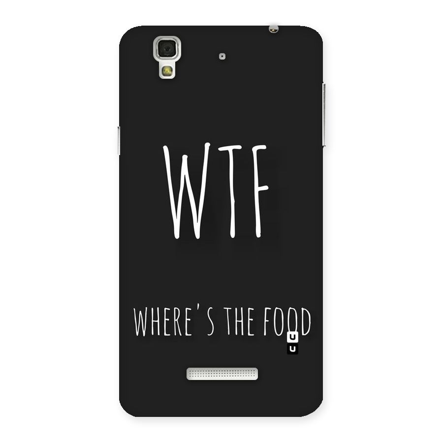 Where The Food Back Case for Yu Yureka