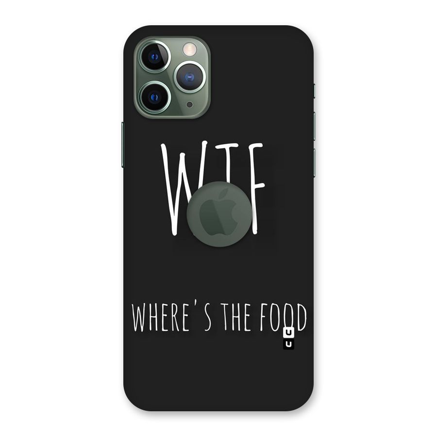 Where The Food Back Case for iPhone 11 Pro Logo  Cut