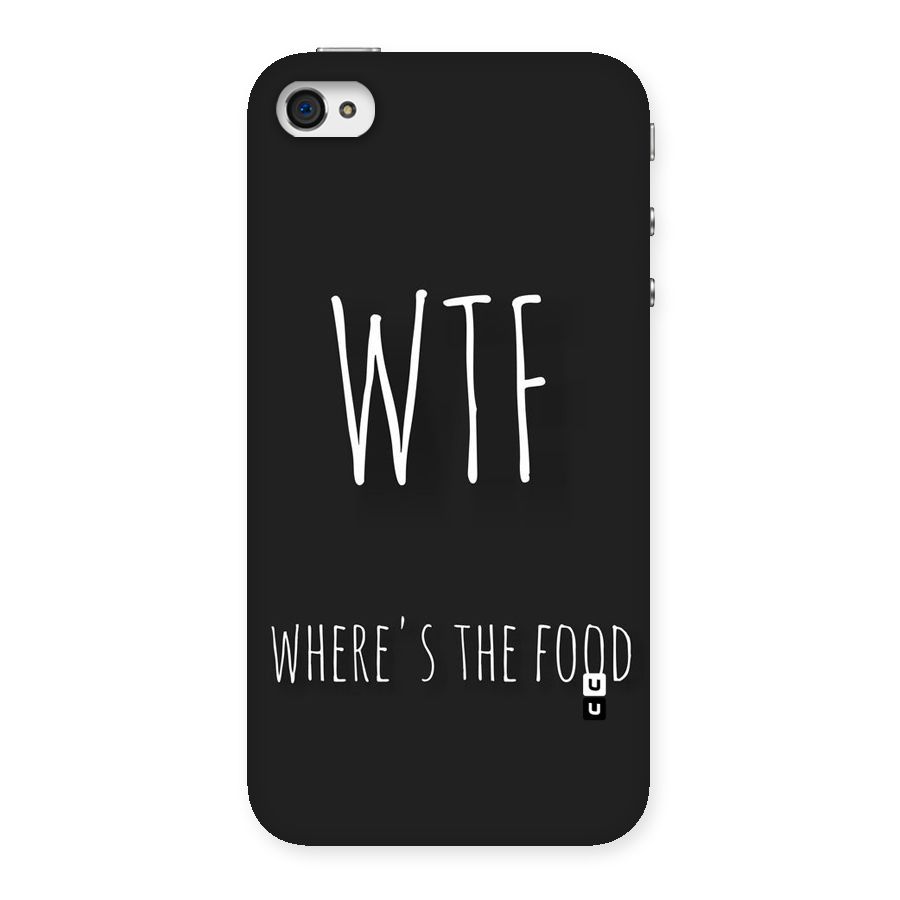 Where The Food Back Case for iPhone 4 4s
