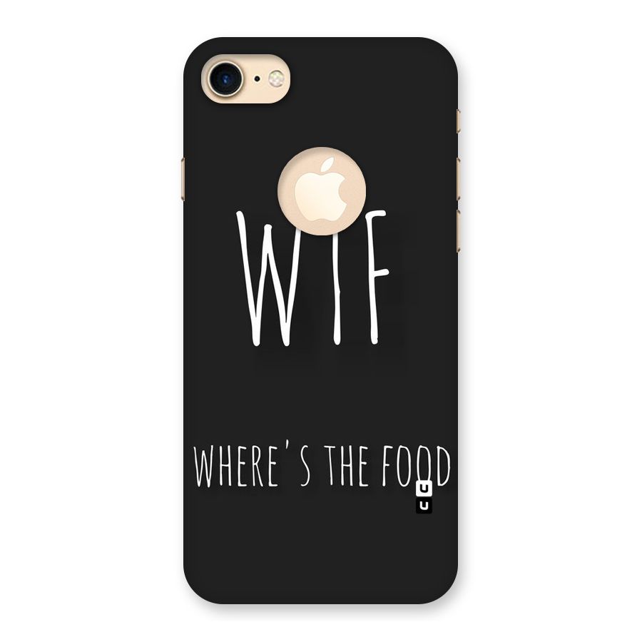 Where The Food Back Case for iPhone 7 Logo Cut