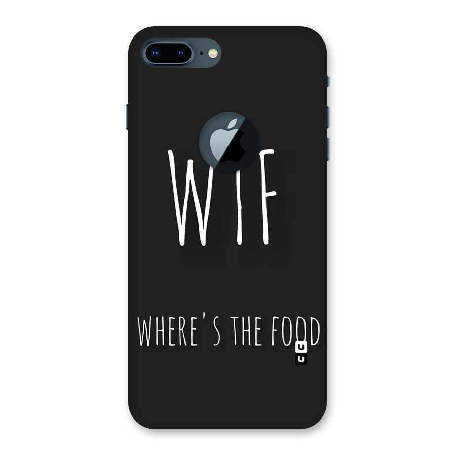 Where The Food Back Case for iPhone 7 Plus Logo Cut