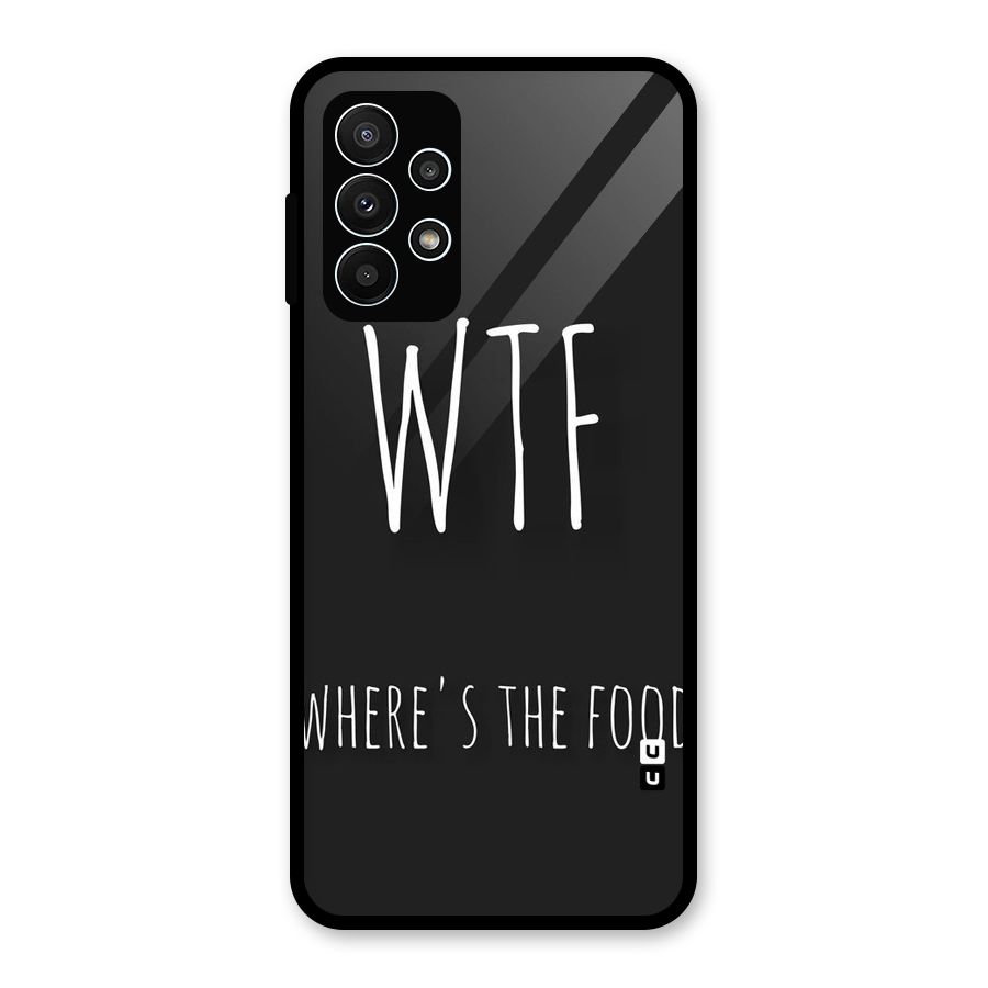 Where The Food Glass Back Case for Galaxy A23