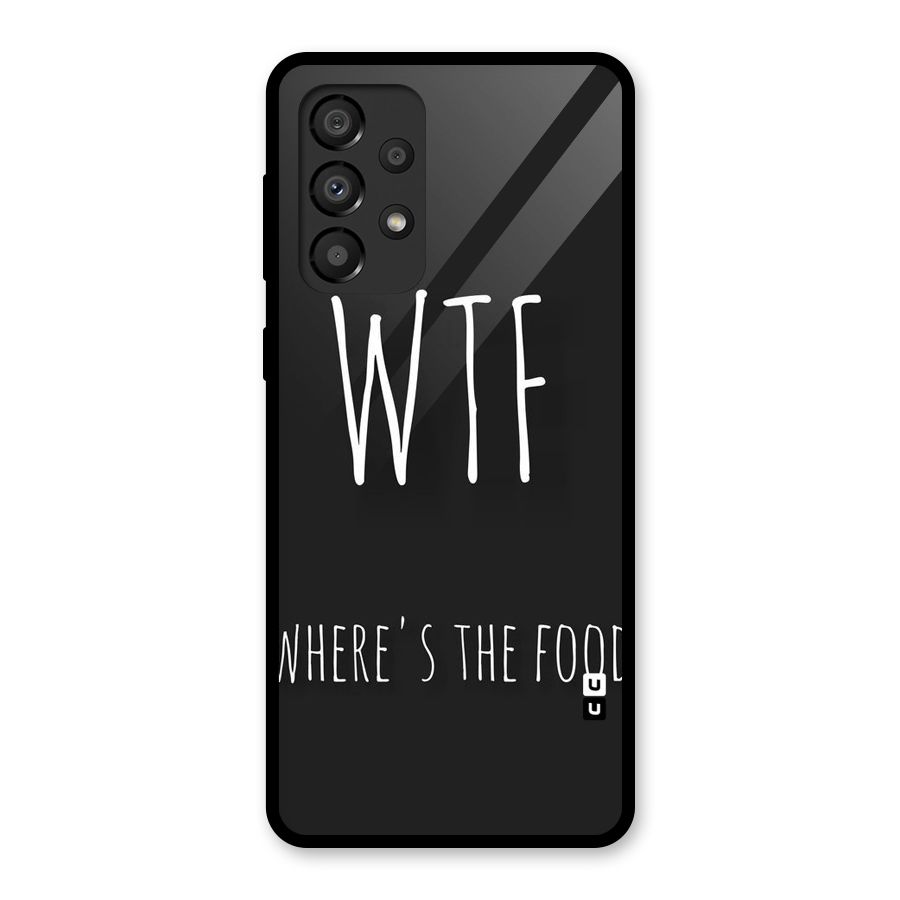 Where The Food Glass Back Case for Galaxy A33 5G