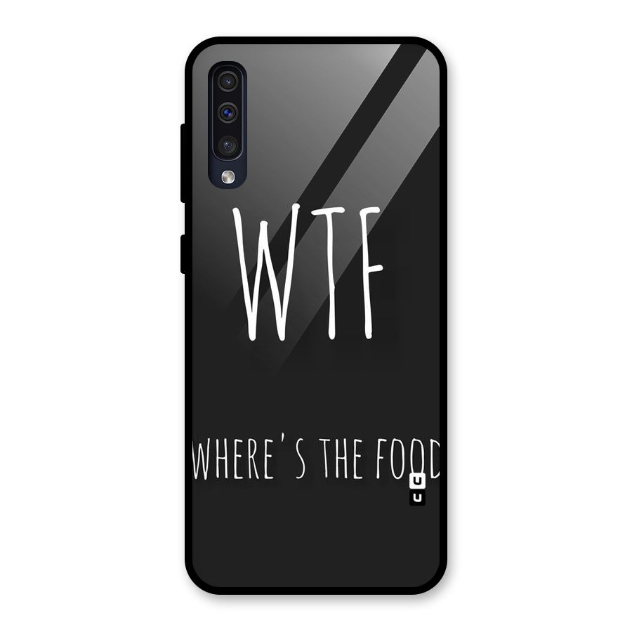 Where The Food Glass Back Case for Galaxy A50
