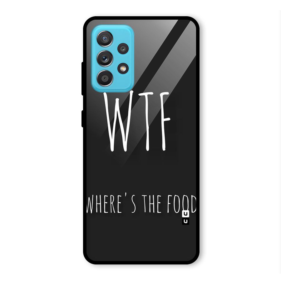 Where The Food Glass Back Case for Galaxy A52s 5G