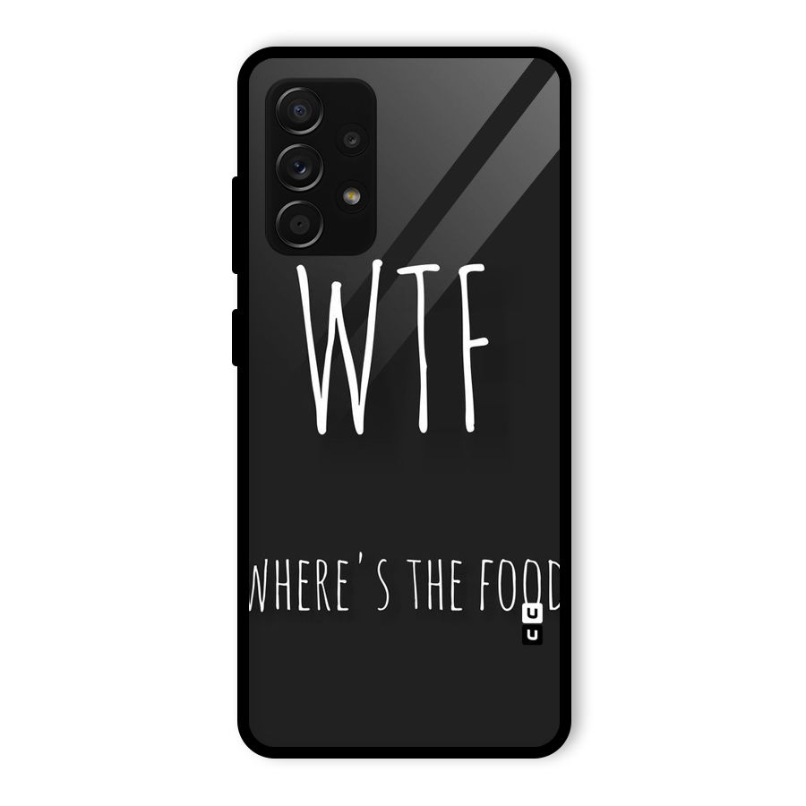 Where The Food Glass Back Case for Galaxy A53 5G