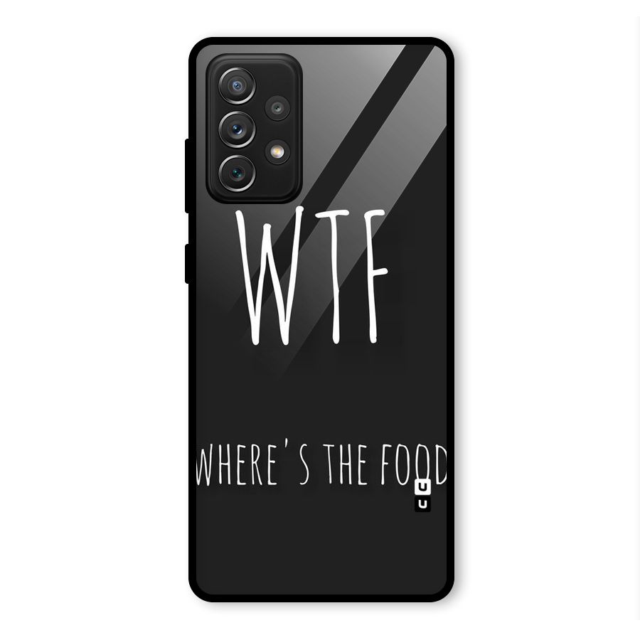 Where The Food Glass Back Case for Galaxy A72