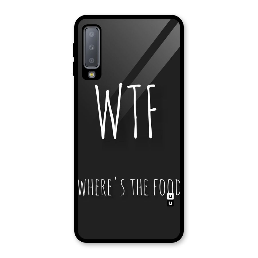 Where The Food Glass Back Case for Galaxy A7 (2018)