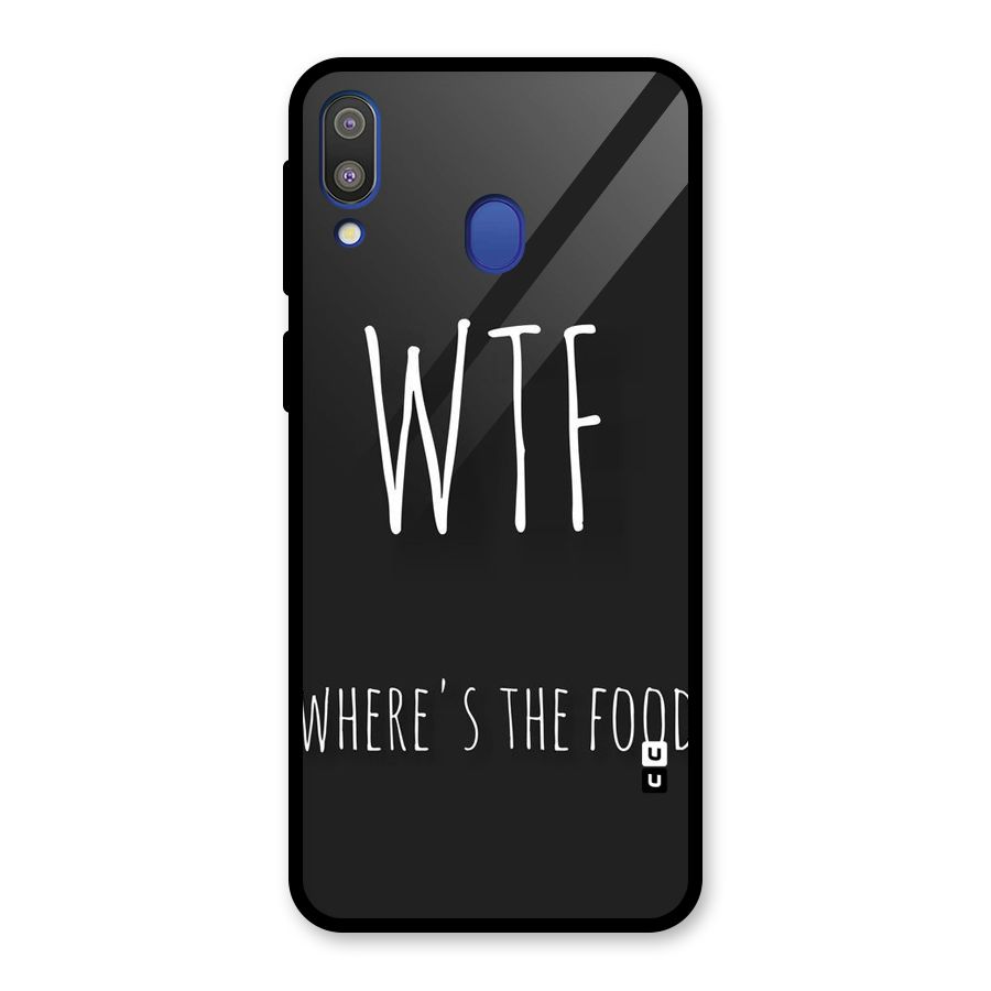 Where The Food Glass Back Case for Galaxy M20