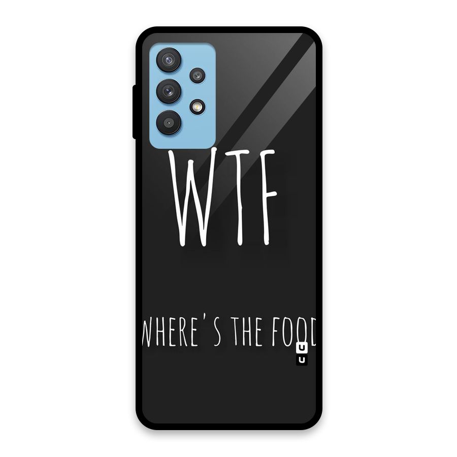 Where The Food Glass Back Case for Galaxy M32 5G