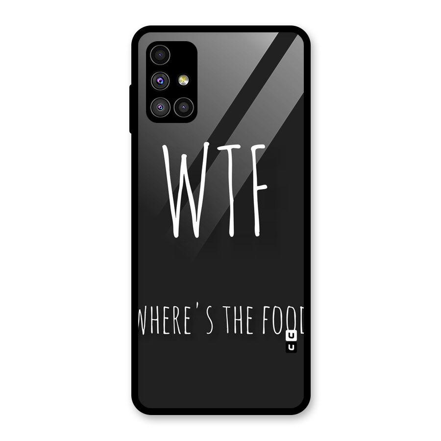 Where The Food Glass Back Case for Galaxy M51
