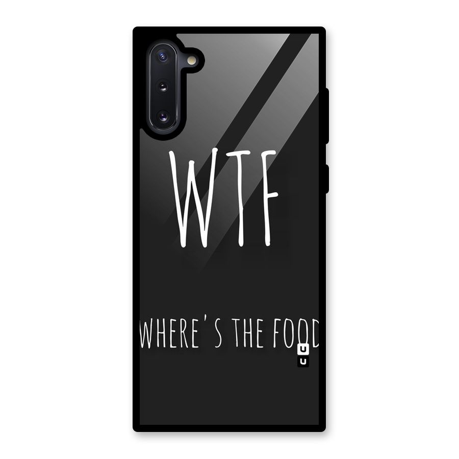 Where The Food Glass Back Case for Galaxy Note 10