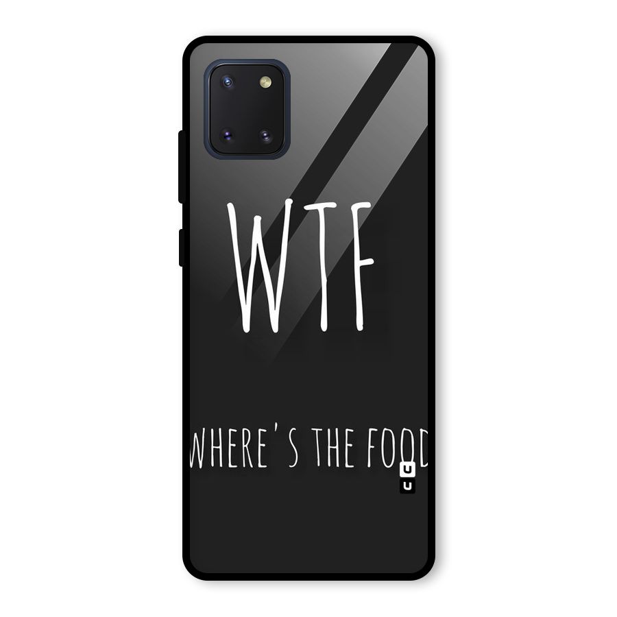 Where The Food Glass Back Case for Galaxy Note 10 Lite
