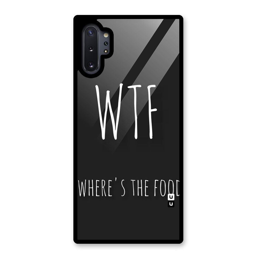 Where The Food Glass Back Case for Galaxy Note 10 Plus