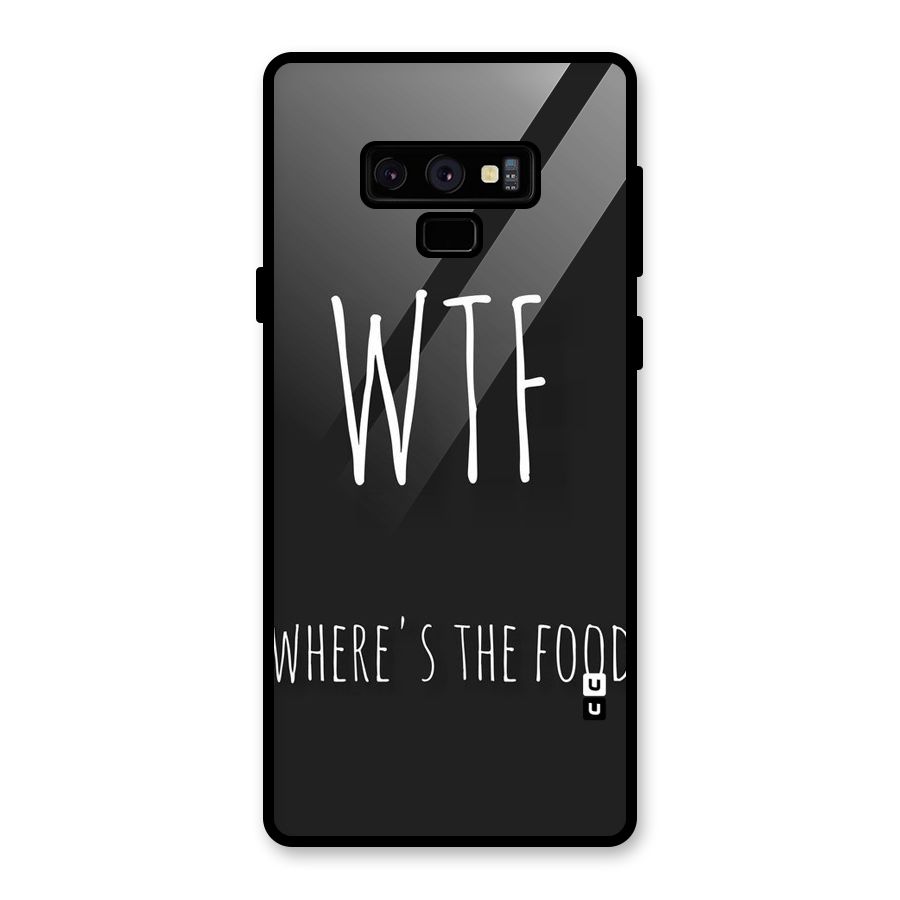Where The Food Glass Back Case for Galaxy Note 9