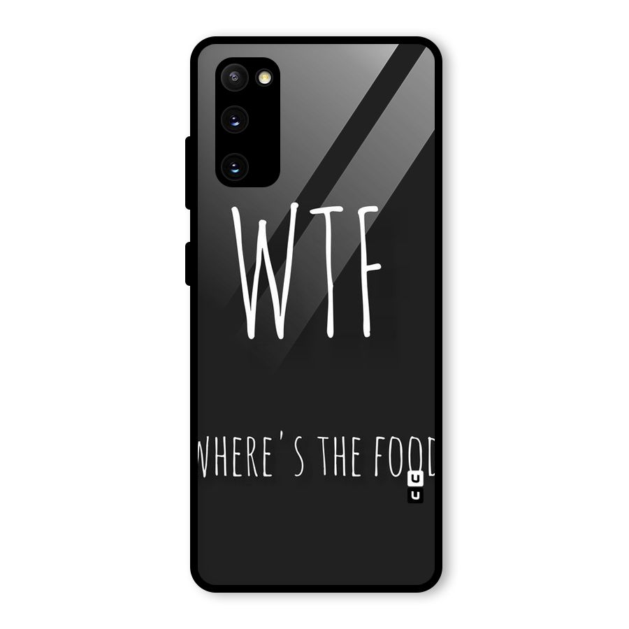 Where The Food Glass Back Case for Galaxy S20 FE