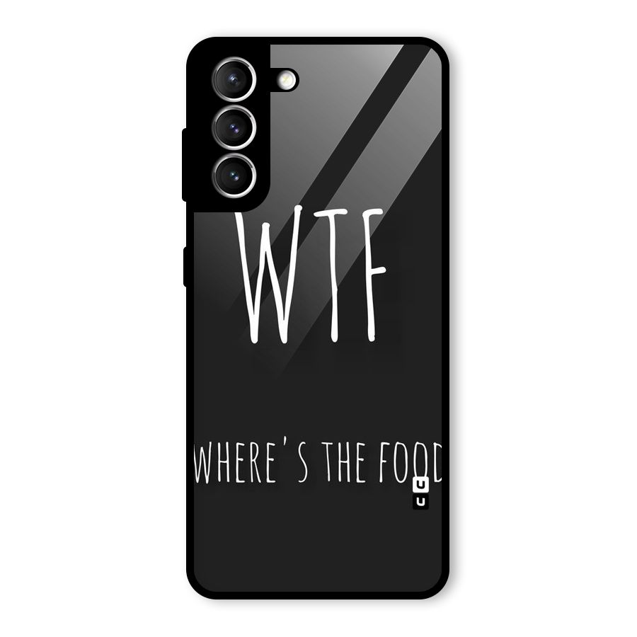 Where The Food Glass Back Case for Galaxy S21 5G