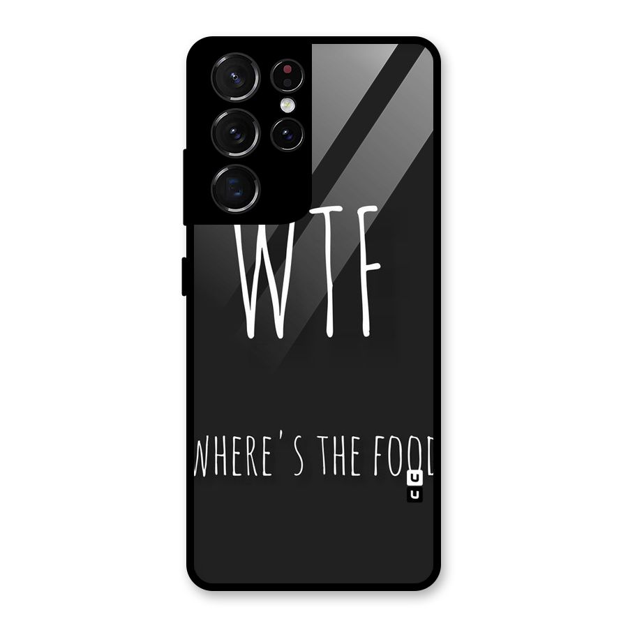 Where The Food Glass Back Case for Galaxy S21 Ultra 5G