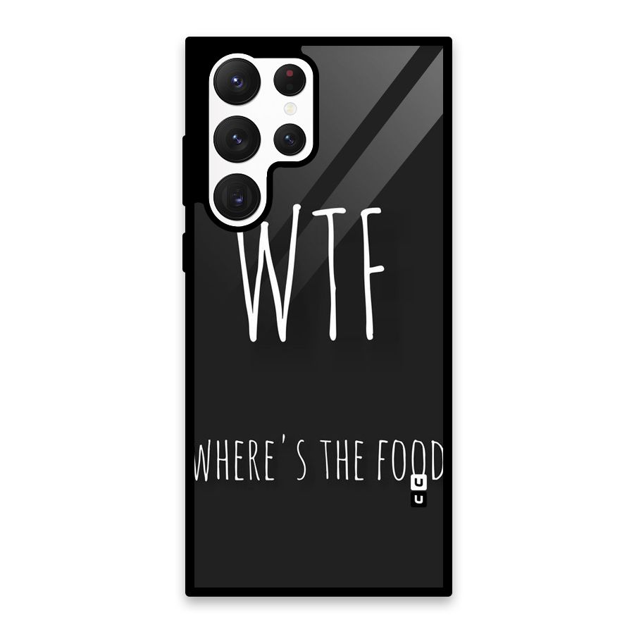 Where The Food Glass Back Case for Galaxy S22 Ultra 5G