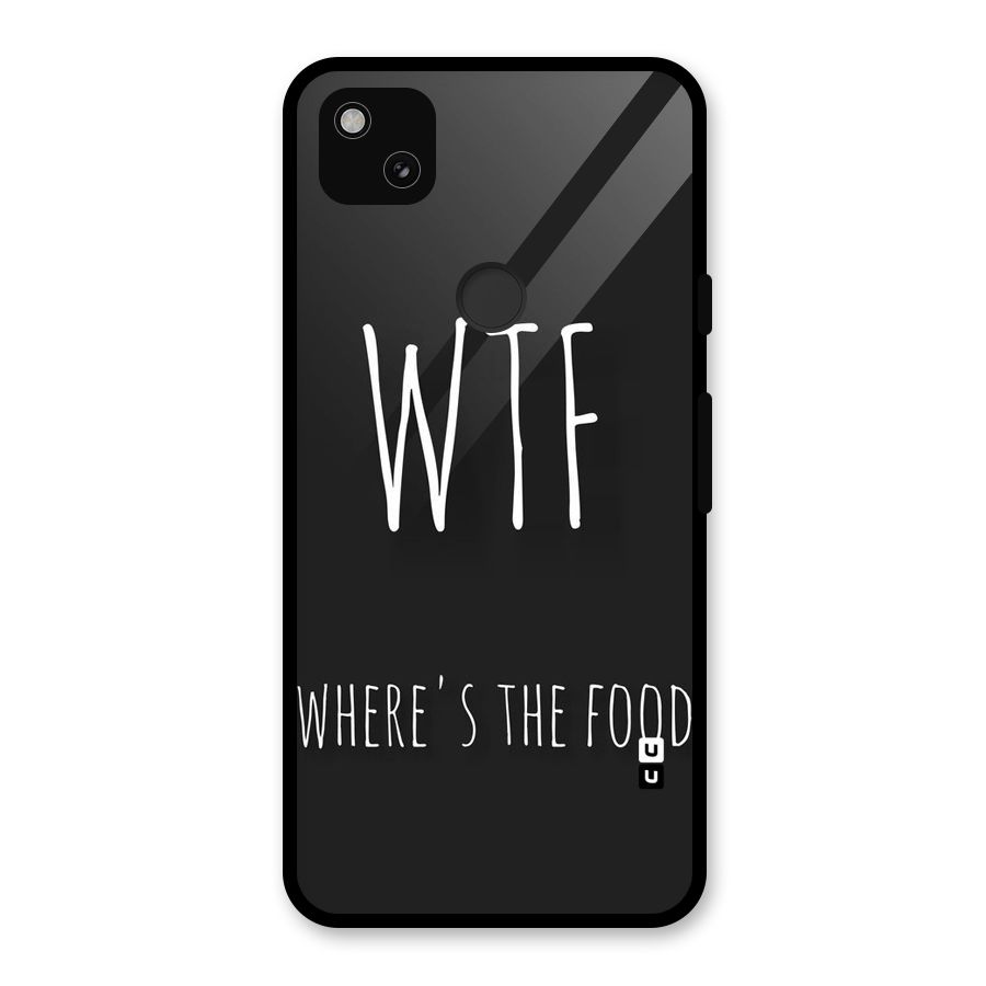 Where The Food Glass Back Case for Google Pixel 4a