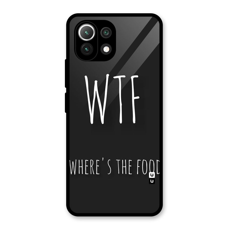 Where The Food Glass Back Case for Mi 11 Lite