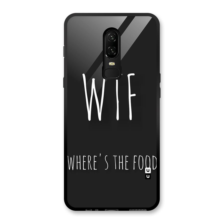 Where The Food Glass Back Case for OnePlus 6
