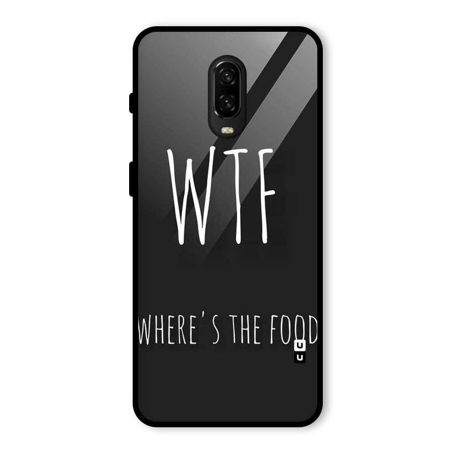 Where The Food Glass Back Case for OnePlus 6T