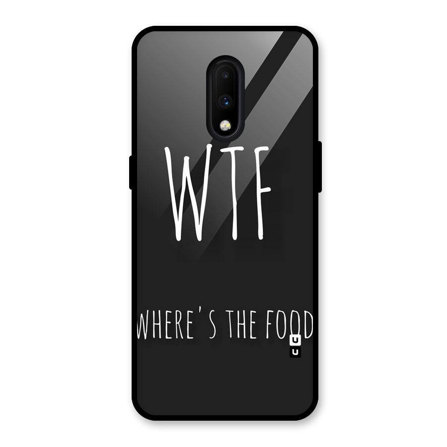 Where The Food Glass Back Case for OnePlus 7