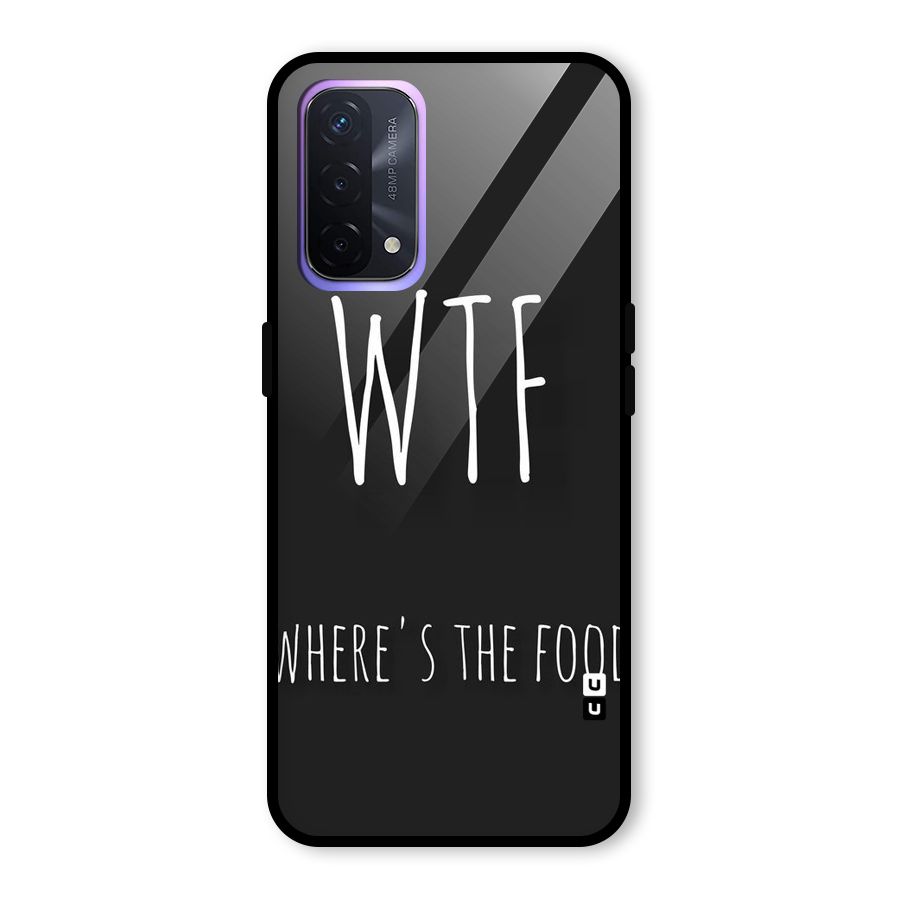 Where The Food Glass Back Case for Oppo A74 5G