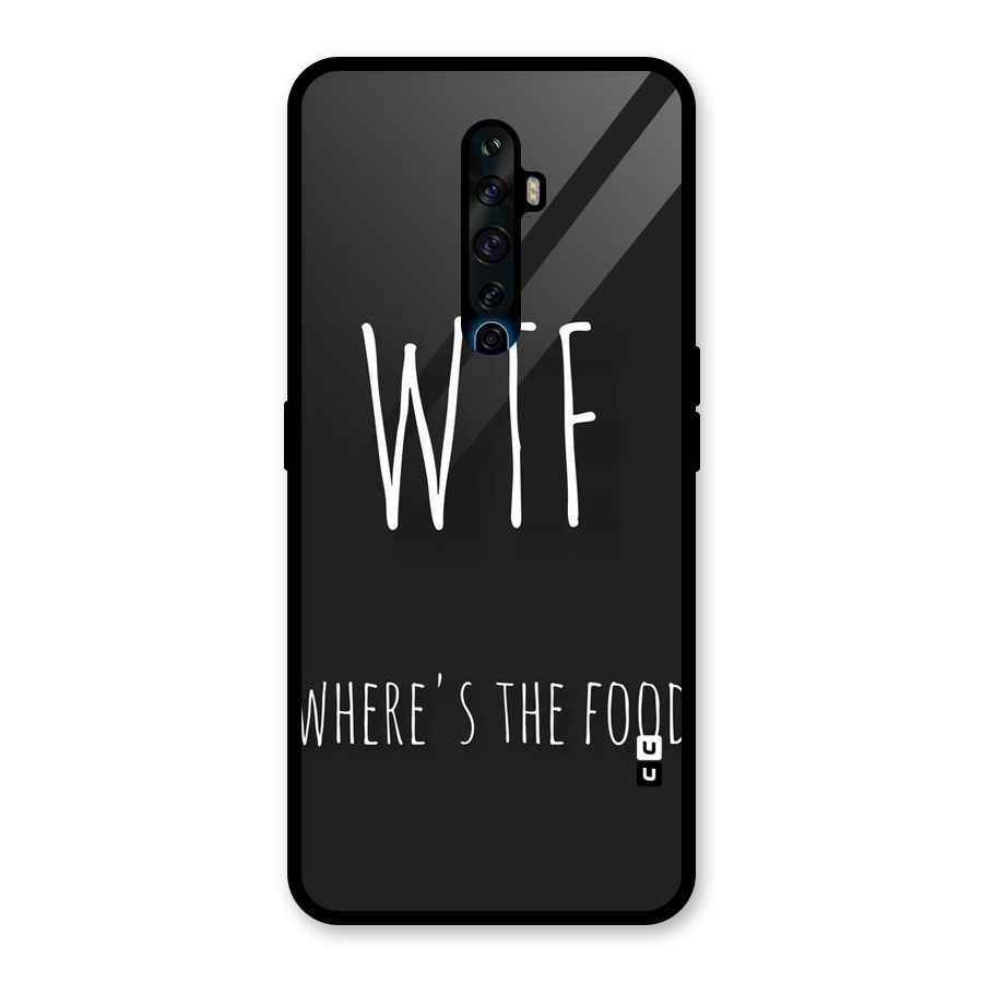 Where The Food Glass Back Case for Oppo Reno2 F