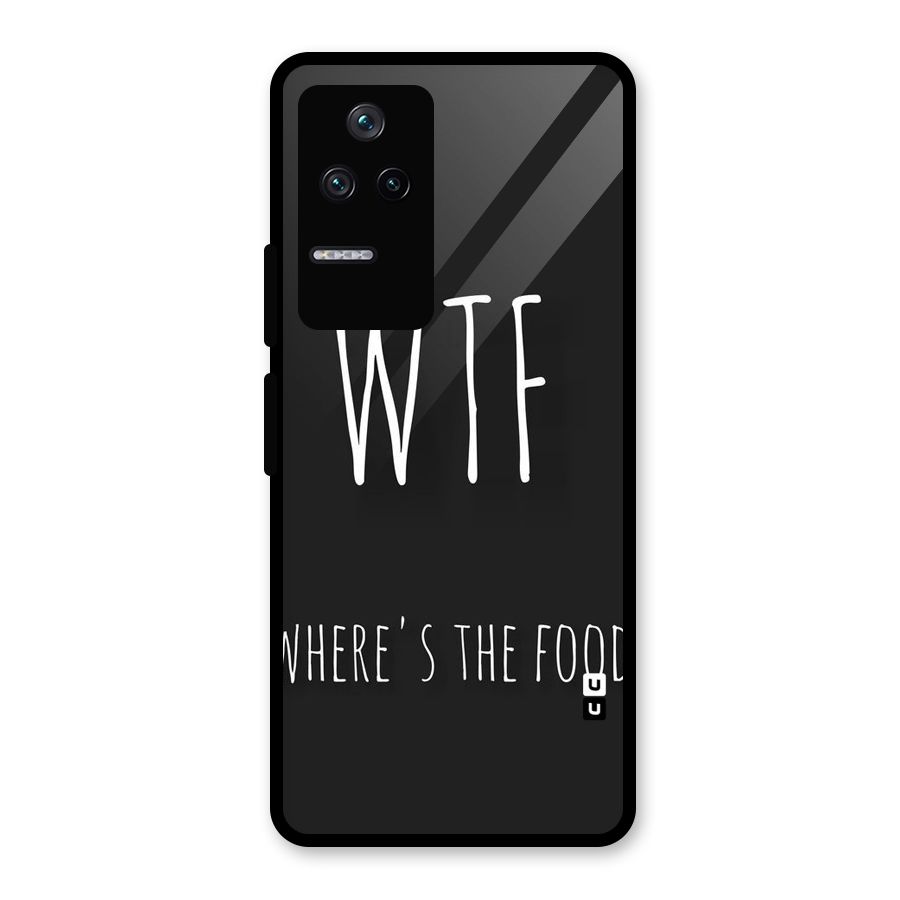 Where The Food Glass Back Case for Poco F4 5G