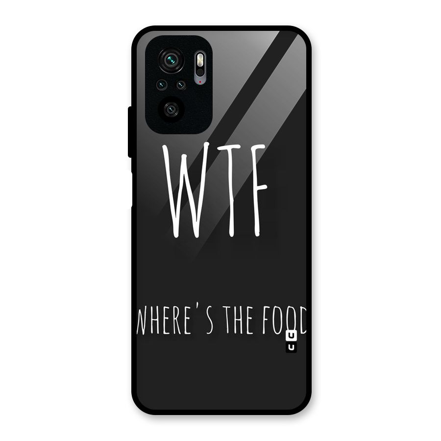 Where The Food Glass Back Case for Redmi Note 10S