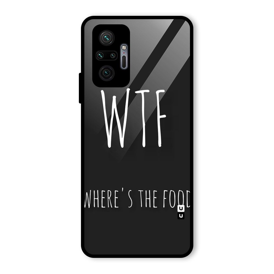 Where The Food Glass Back Case for Redmi Note 10 Pro