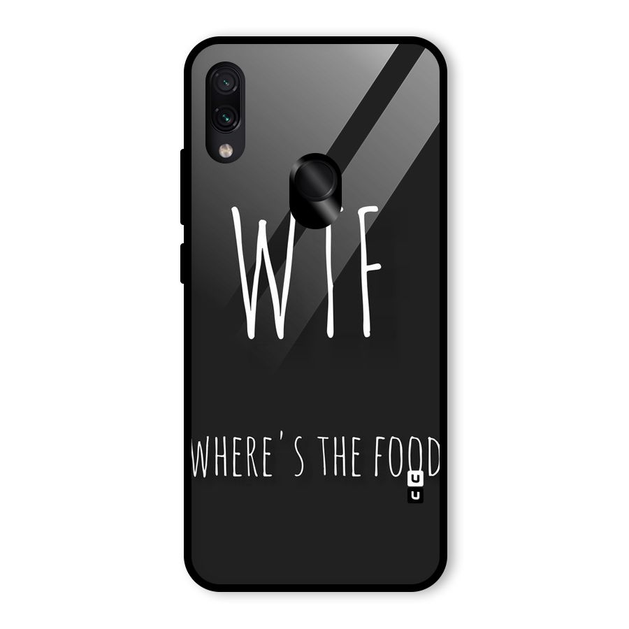 Where The Food Glass Back Case for Redmi Note 7