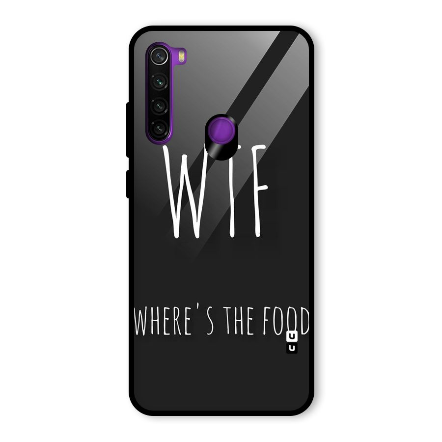 Where The Food Glass Back Case for Redmi Note 8