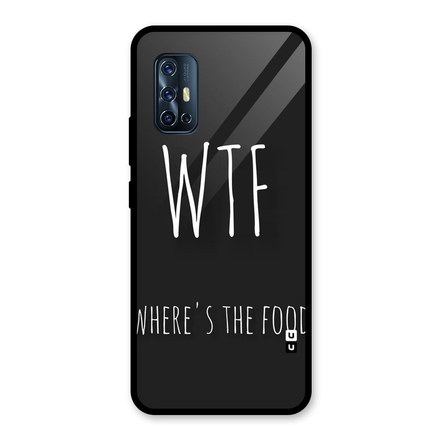 Where The Food Glass Back Case for Vivo V17
