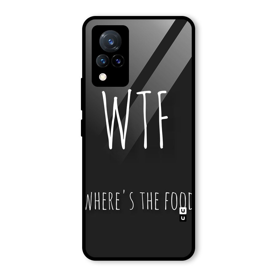 Where The Food Glass Back Case for Vivo V21 5G