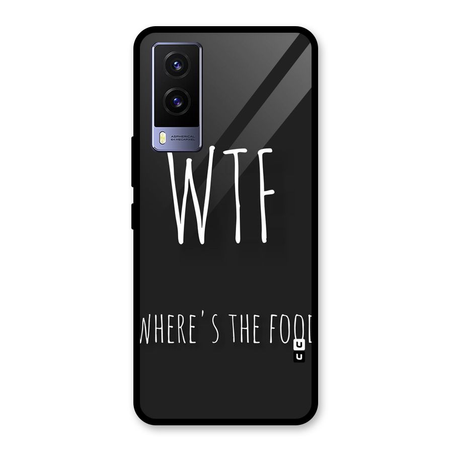 Where The Food Glass Back Case for Vivo V21e 5G