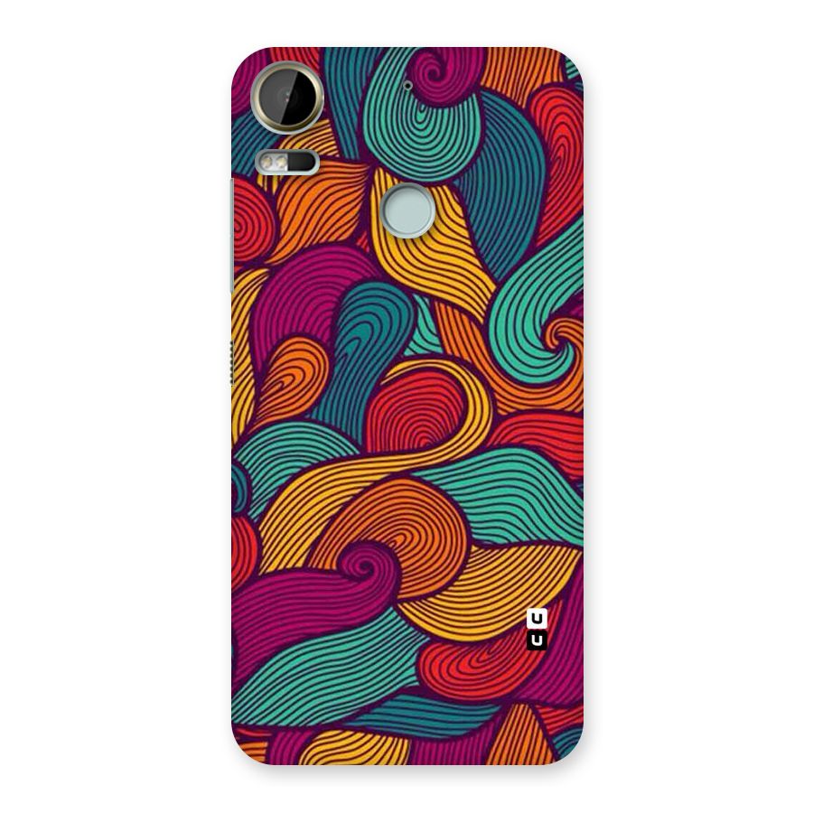 Whimsical Colors Back Case for Desire 10 Pro